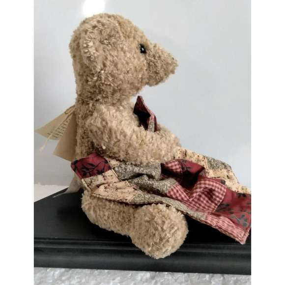 8" Thinking of You Teddy Bear with Note and Blanket by Mama J - Picture 3 of 10